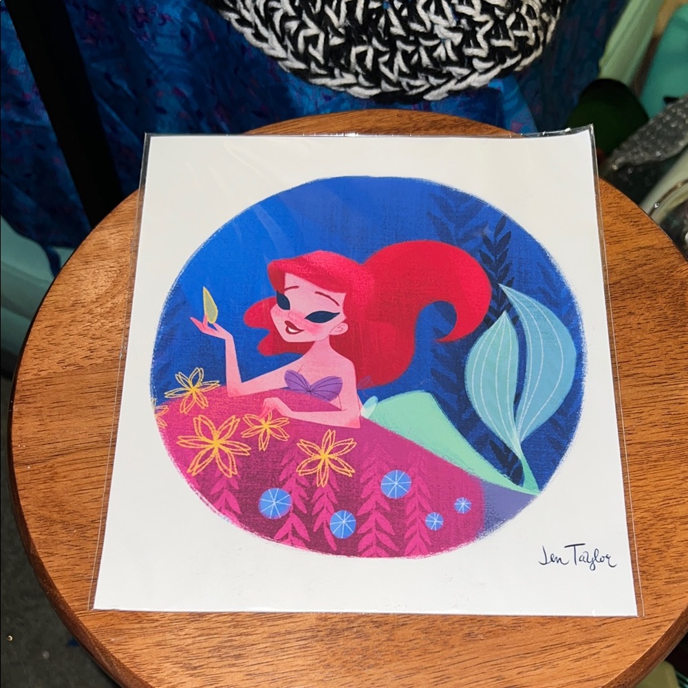 Colorful Ariel Art Print